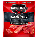 Jack Link's Bacon Jerky, Hickory Smoked – Keto Friendly High Protein Snack for Low Carb Diets and Macro Tracking