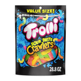Trolli Sour Brite Crawlers Gummy Worms 28.8 oz - Sweet and Sour Candy Gift Basket Filler for Holidays, Hostess Gifts, and Care Packages