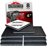X-PROTECTOR Non Slip Furniture Pads 3" – Child-Safe Anti-Slip Grippers for Recliners and Couches Toddlers Love to Climb