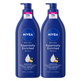 NIVEA Essentially Enriched Body Lotion for Very Dry Skin – Thoughtful Dermatologist-Tested Gift Set for Mom and Her Daily Routine