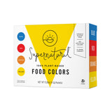 Supernatural Plant-Based Food Coloring for the Uncluttered Pantry, Four Clean Powder Packets in One Box