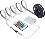 GlowVibe Battery LED Strip Lights – Thoughtful Birthday Gift for Her, Cozy Bedroom Mood Lighting
