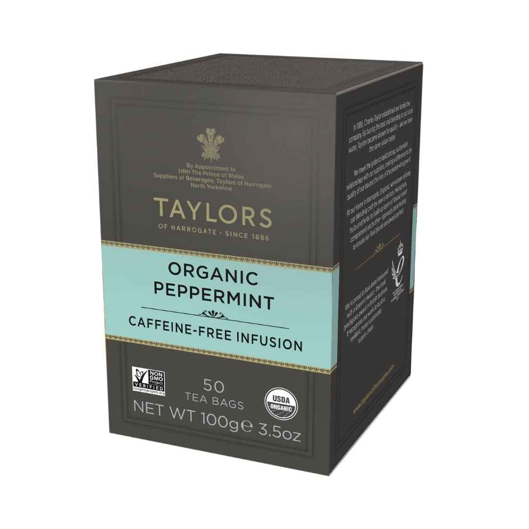 Taylors of Harrogate Lemon & Ginger Herbal Tea – Pantry Staple for Daily Family Tea Time