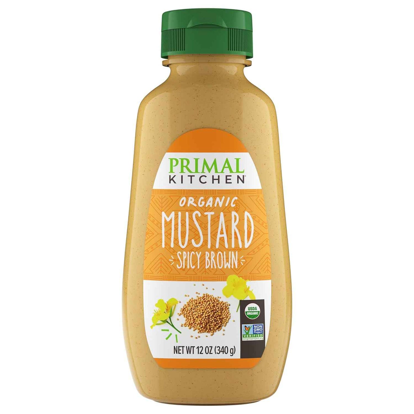 Primal Kitchen Spicy Brown Mustard – Backyard BBQ Topping for Grilled Sausages, Brats, and Hot Dogs