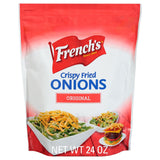 French's Original Crispy Fried Onions 24 oz – Practical Gift for Home Cooks and Thanksgiving Hosts