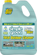 Simple Green Oxy Solve Outdoor Pressure Washer Cleaner – 1 Gal Pet-Safe Formula for Yards and Patios