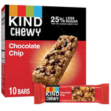 KIND Granola Chewy Bar Chocolate Chip – Clean Label Snack for Health-Conscious Families, 10 Bars