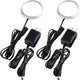 2 Puck Lights & 2 Adapters, Daylight