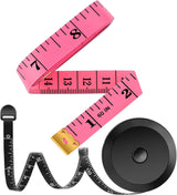 iBayam 2 Pack Soft and Retractable Tape Measure – Home Fitness Tool for Tracking Body Changes on Your Wellness Journey