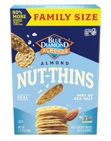Blue Diamond Almonds Nut-Thins Hint of Sea Salt – Clean-Pantry Cracker for Less-Is-More Kitchens