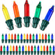 Green Base with Colorful Bulb