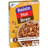 Raisin Nut Bran Cereal – Kid-Friendly High Fiber Breakfast for Family Pantry, Whole Grain Family Cereal