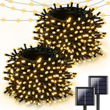 Lumify Solar String Lights 2 Pack 144FT – Thoughtful Housewarming Gift for New Homeowners and Hosts