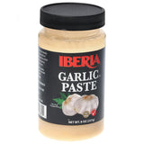 Iberia Garlic Paste, 8 Ounce – Simple Space-Saving Jar for Small Apartments, One-Tablespoon Portion Ready to Spoon
