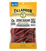 Tillamook Country Smoker Zero Sugar Sausage Sticks – Low-Carb Afternoon Snack for Mindful Eating and Appetite Control, 10 oz Bag