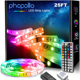 phopollo 24V Low Voltage LED Strip Lights – Cool to Touch, Flameless Ambient Lighting Safe Around Kids and Pets in Any Room
