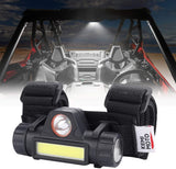 KEMIMOTO UTV Dome Light Roll Bar Mount Portable Camping Light for Polaris RZR Can Am Talon Trail Riding 1.5-2.0 in Roll Bar