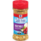 McCormick Salt Free Vegetable Seasoning, Single Bottle All Purpose Salt Replacement for Clutter Free Pantry