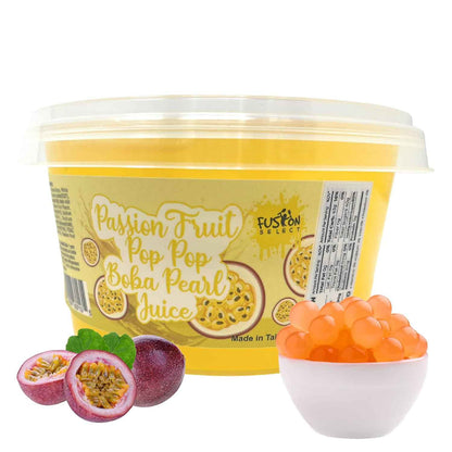 Fusion Select Strawberry Bursting Boba for Backyard Parties – Fun Topping for Kids' Drink and Dessert Tables