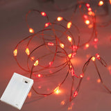 QBIS Warm White Fairy Lights – Battery Operated 6.5ft Silver Wire for Cozy Bedroom Shelf and Headboard Accent Lighting