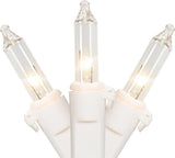 Christmas Co. Mini Incandescent Christmas Lights – Cozy Living Room Mantel Garland Lighting