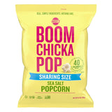 Angie's BOOMCHICKAPOP Sea Salt Popcorn – Thoughtful Hostess Gift for Holiday Entertaining, 6.7 oz Party Bag