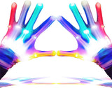 LumenGlow LED Gloves for Kids - Finger Light Gloves Safe Trick or Treat Costume Accessory for Boys and Girls Ages 3-12