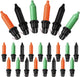 Black Base With Orange, Green, Black Bulb