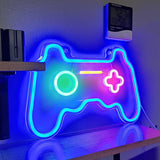 Joylit Gamepad Neon Sign – Cozy Bedroom Wall Decor, Dimmable Warm Yellow Accent Light for Living Room