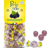 Perle di Sole Blackberry Italian Hard Candy Individually Wrapped – Kid-Friendly Lunchbox Treat, Single-Serve Portion-Controlled Candy