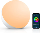 Hifree Smart Table Lamp – Modern Bedroom Decor Accent Lamp, 8 Scene RGB Smart Light for Living Room