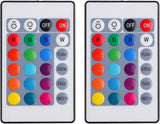SUPERNIGHT 24-Key RGB LED Remote – Practical Housewarming Gift for New Homeowners, 2-Pack Replacement for Strip Light Setups