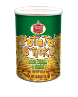 Better Made Potato Sticks 5oz Canister - Office Desk Snack with Resealable Lid for Focused Workdays and Breakroom Sharing