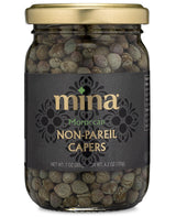 Mina Non-Pareil Capers 7 oz – Clean-Label Pantry Essential with Only Four Ingredients