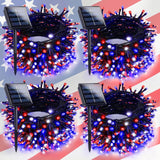Solar Fairy Lights Gift for Her and Mom – 4 Pack 132FT 400 LED Multicolor String Lights for Birthday Housewarming Holiday