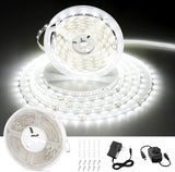 CT CAPETRONIX White LED Tape – Flameless Closet and Cabinet Illumination, Short Circuit Protected Low Voltage Strip for Nurseries