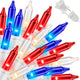 100 Count - Red White Blue-White Wire