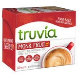 Truvia Monk Fruit Sweetener Packets – Travel-Ready Sweetener for Hotel Coffee, Camping Mornings, and Patio Brunch