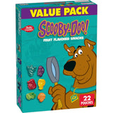 Scooby-Doo Fruit Flavored Snacks Gluten Free 22 Pouch Better For You Kids Snack with Vitamin C