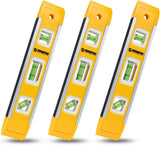 WORKPRO 9 Inch Magnetic Torpedo Level – Align Outdoor Fence Posts, Deck Rails, and Patio Ledger Boards on the Jobsite