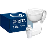 Brita 10-Cup Filtered Water Pitcher in Teal – Designer-Accent Hydration for Open Shelving, Coffee Bars, and Styled Countertops
