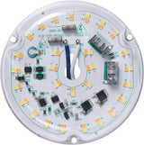LUMIFLUX 4 Inch LED Ceiling Fan Light Kit – Minimalist Ceiling Upgrade with Single Panel 3CCT Selectable White, No Extra Hardware Required