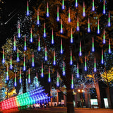 Aluan Meteor Shower Lights – Thoughtful Housewarming Gift for Her with Year-Round Cascading Snowfall Ambiance
