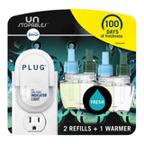 Febreze Fade Defy PLUG Refill – Effortless Home Freshness, 3-Pack Unstopables Oil for Uncluttered Apartments