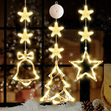 Lumalights Flameless Christmas Window Lights – Cool-to-Touch LED Decor Safe for Kids, Pets & Curtains