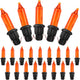 Black Base with Orange Bulb