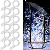 WATERGLIDE Waterproof Fairy Lights – 7 ft IPX7 String Lights for Patio Tables and Outdoor Dinner Parties, Warm White