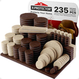 X-PROTECTOR 133-Piece Floor Protector Set – Thoughtful Hostess and Housewarming Gift for Anyone With Hardwood Floors