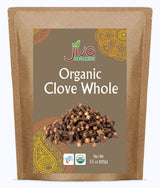 Jiva Organic Whole Cloves – Warming Spice for Yoga Room Meditation Rituals, 3.5 oz Pouch