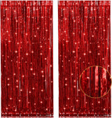 [Brand Name] Foil Fringe Curtain – Family-Friendly Kids Birthday Party Backdrop, Safe & Lightweight Decor Set